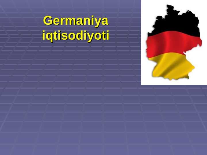 Germaniya iqtisodiyoti