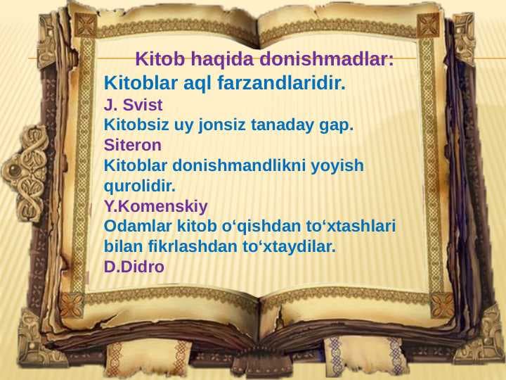 Kitob sodiq do'st