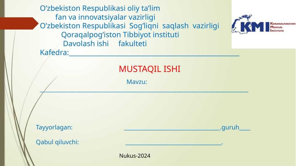 Kraun efirlari dori vositalari sifatida