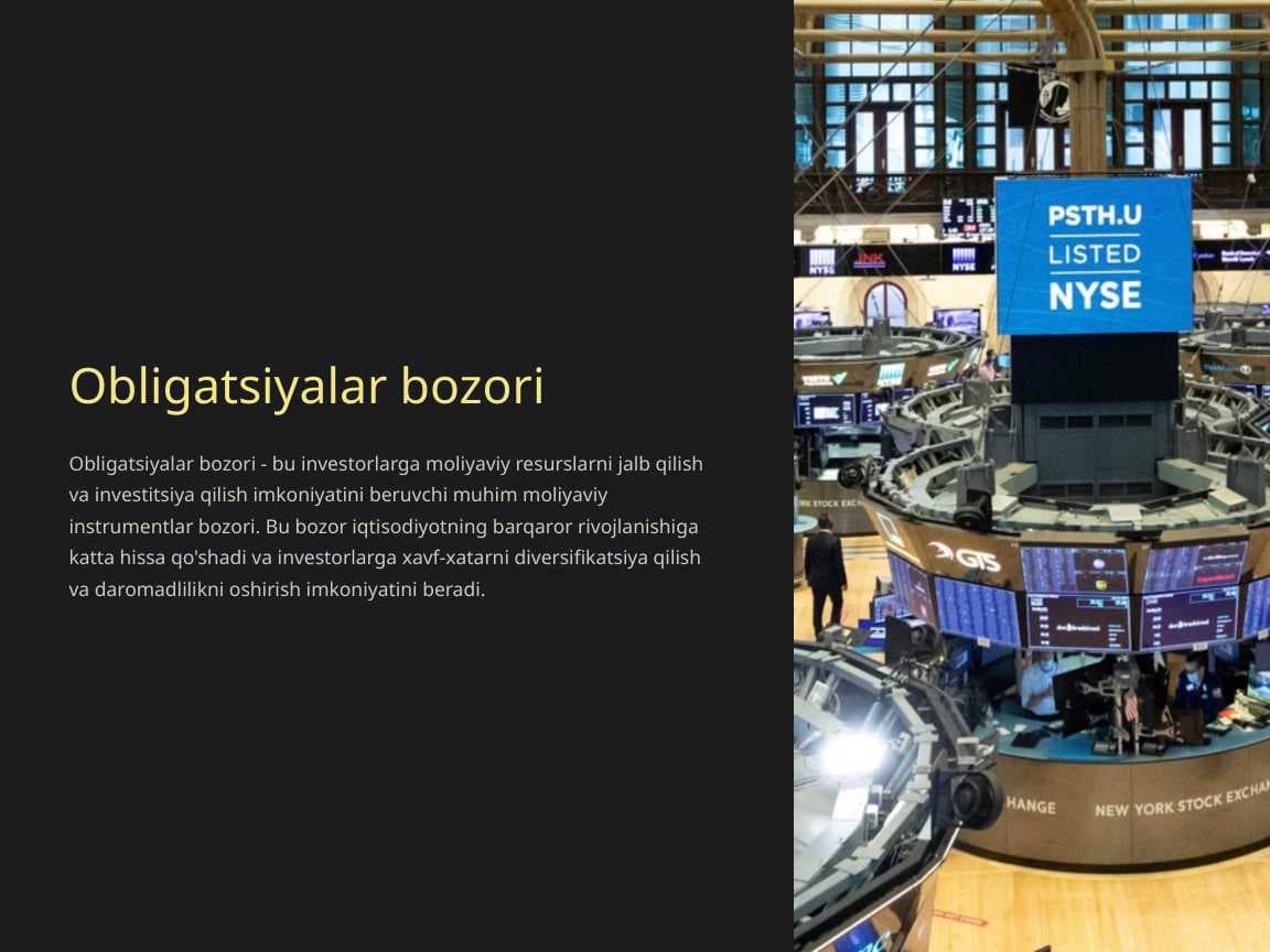 Obligatsiyalar bozori pptx
