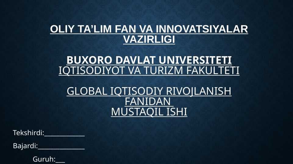 XALQARO MEHNAT TASHKILOTI