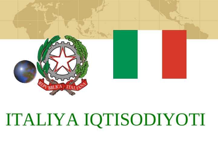 ITALIYA IQTISODIYOTI