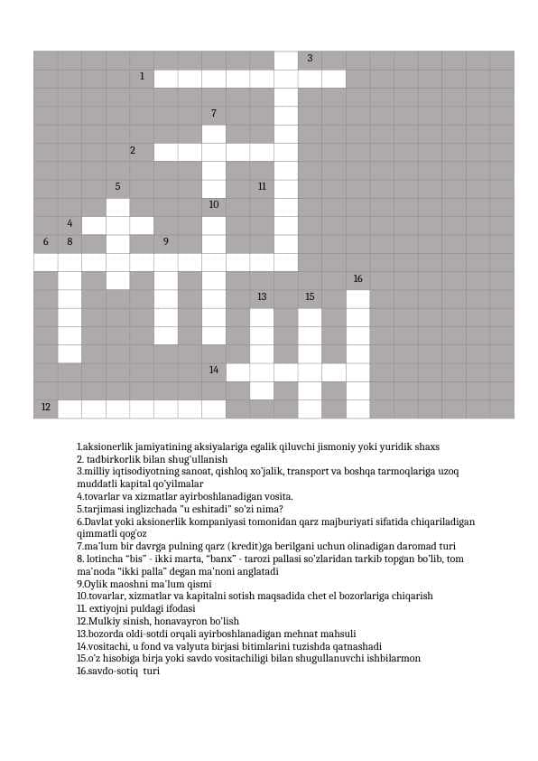 krasvord