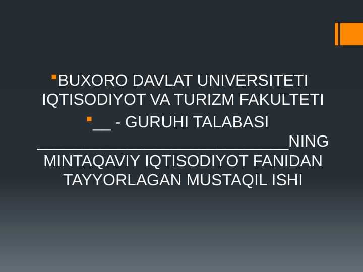 TOSHKENT SHAXRI