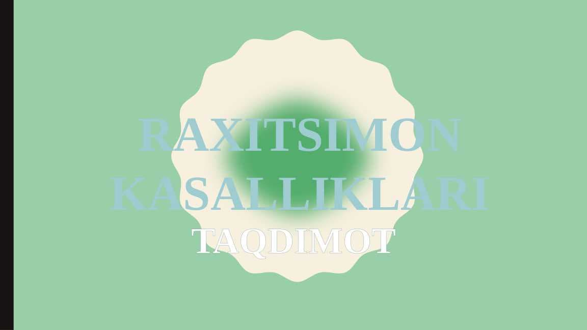 Raxitsimon kasalliklar