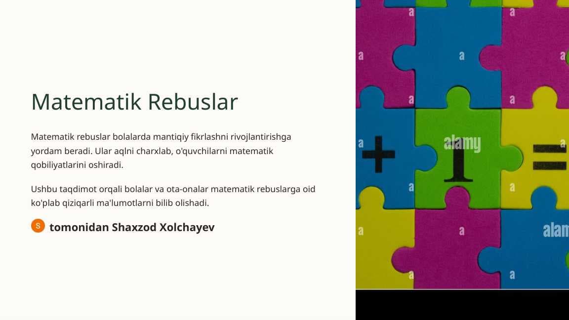 Matematik Rebuslar