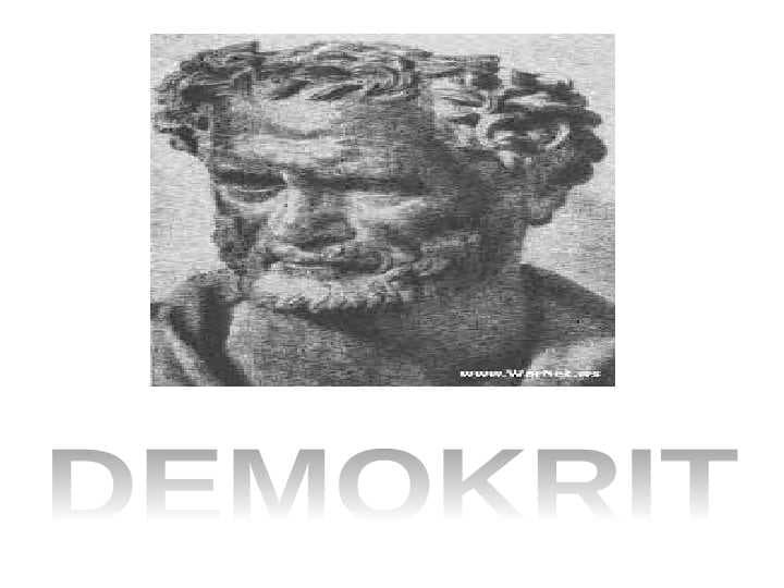 Demokrit falsafiy qarashlari