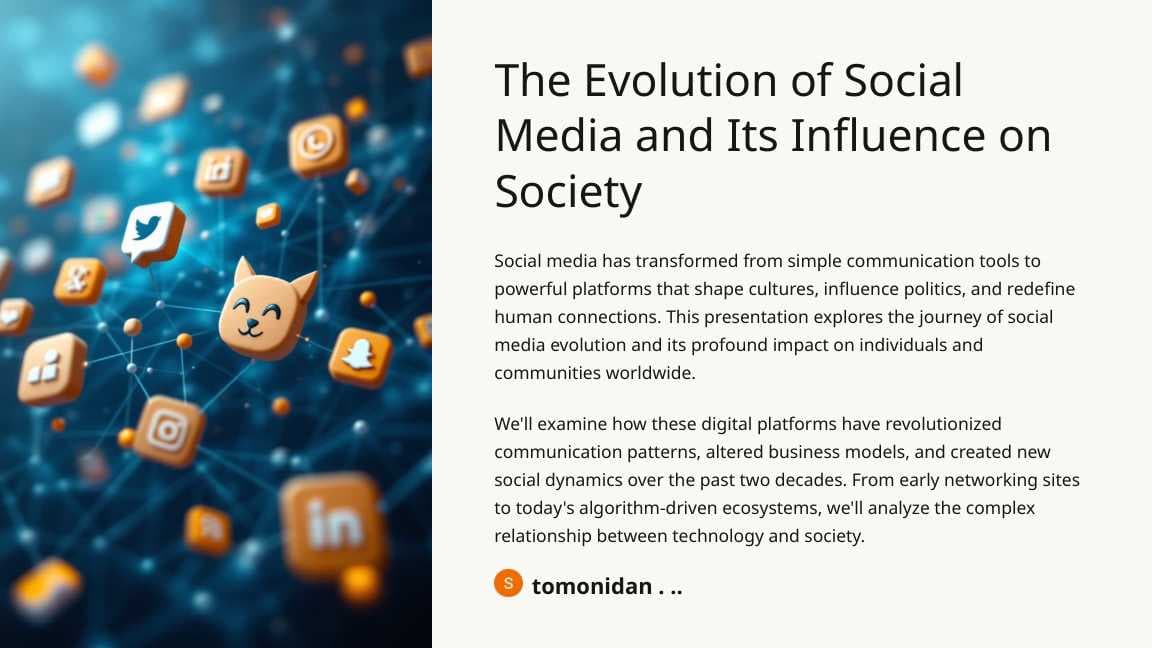 The Evolution of Social Media and Its Influence on Society