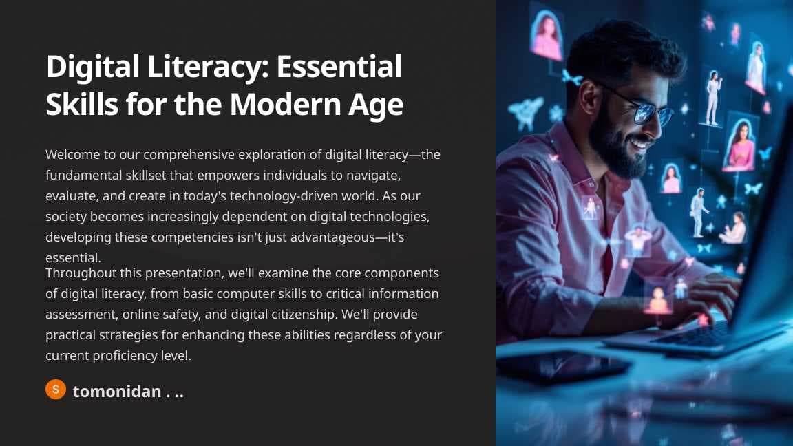 Digital Literacy: Essential Skills for the Modern Age