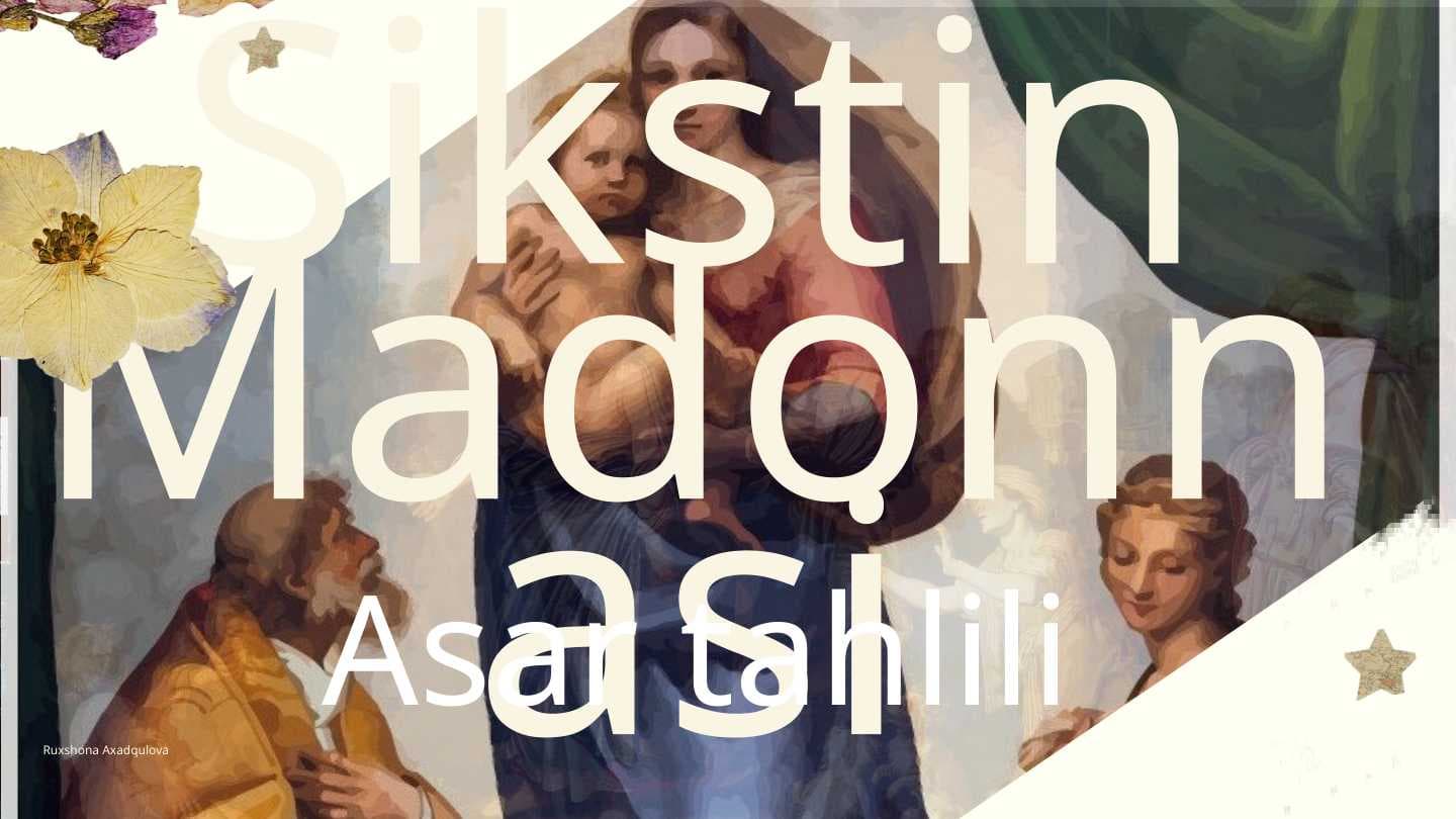 Rafael Santining Sikstin Madonnasi