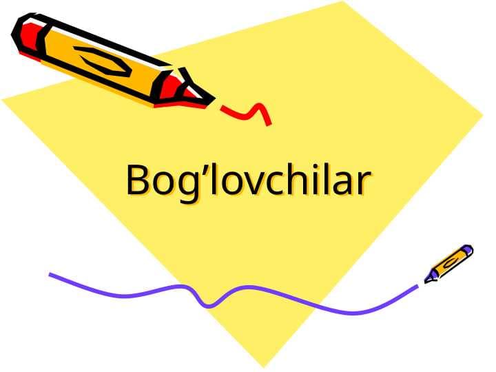 Bog'lovchilar