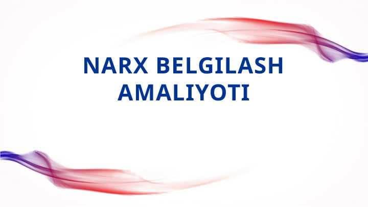 Narx belgilash
