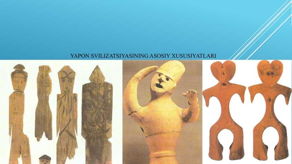 Yapon svilizatsiyasining asosiy xususiyatlari