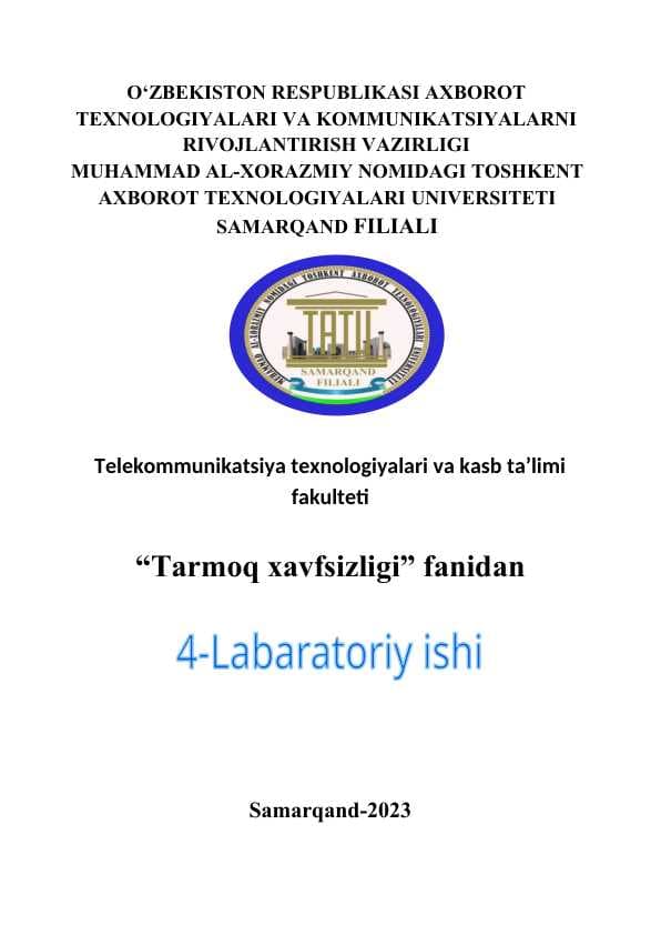 REZERVLASH PROTOKOLLARI - STP, RSTP VA AGREGATSIYALASH PROTOKOLLARI -  LACP, PAGP NI SOZLASH