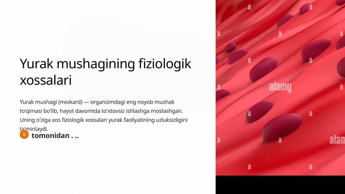 Yurak mushagining fiziologik xossalari