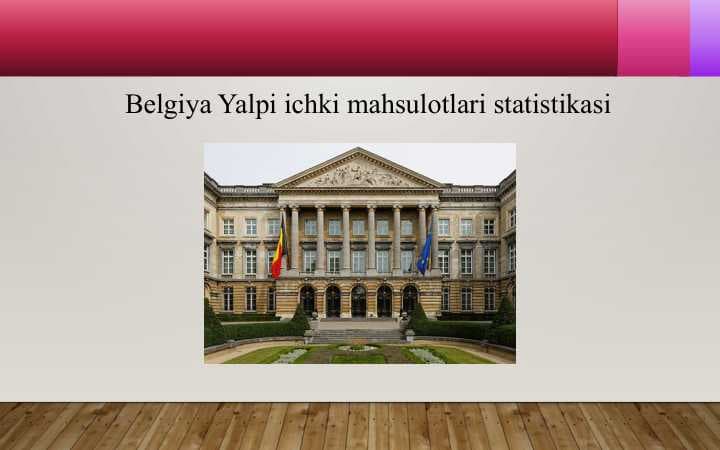 Belgiya Yalpi ichki mahsulotlari statistikasi