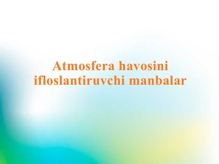 Atmosfera qobii quyidagi qatlamlarga bo`linadi