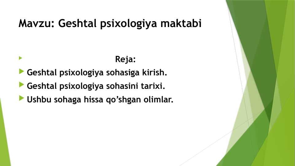 Geshtal psixologiya maktabi