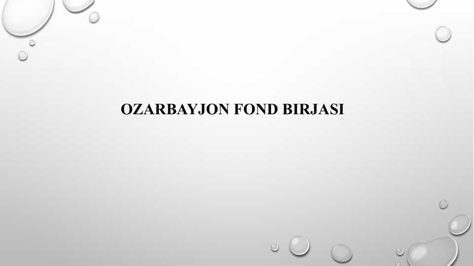 Пул оқимлари таҳлили (2)