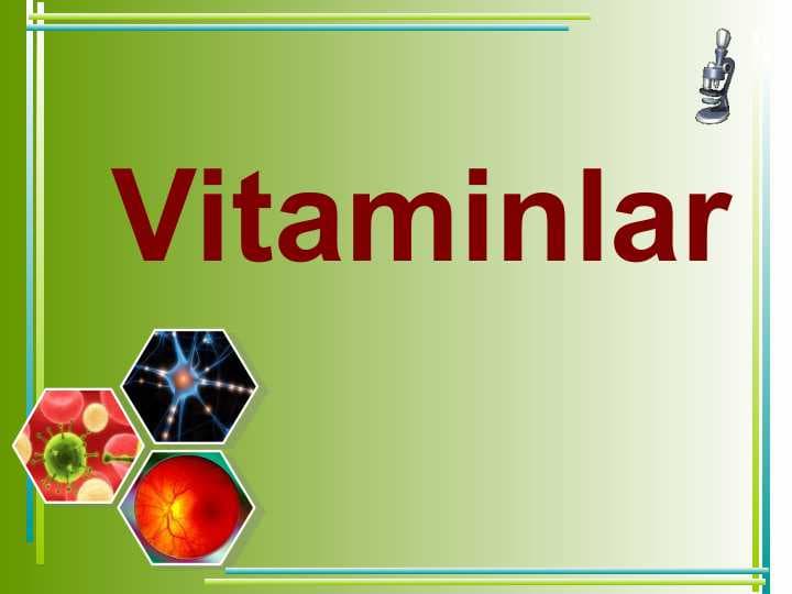 Vitaminlar