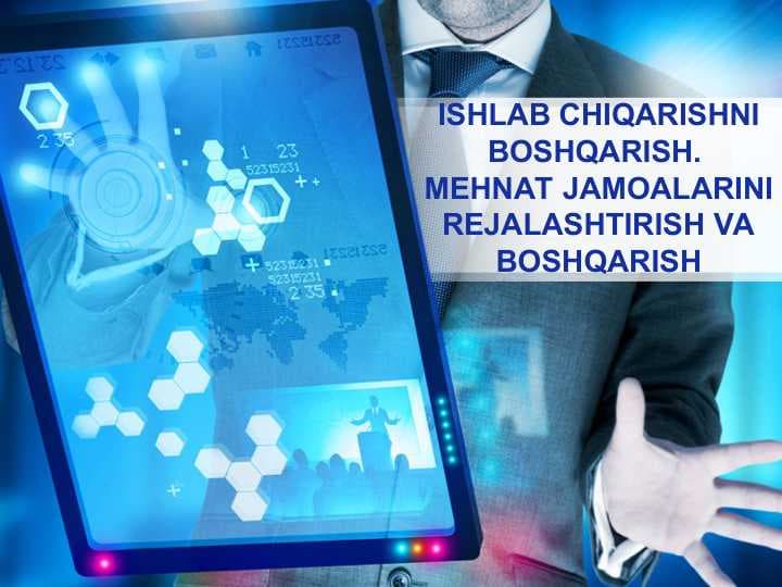Ishlab chiqarish boshqarish