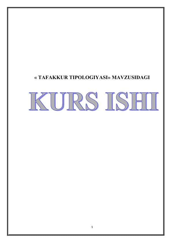 « TAFAKKUR TIPOLOGIYASI»  35.docx