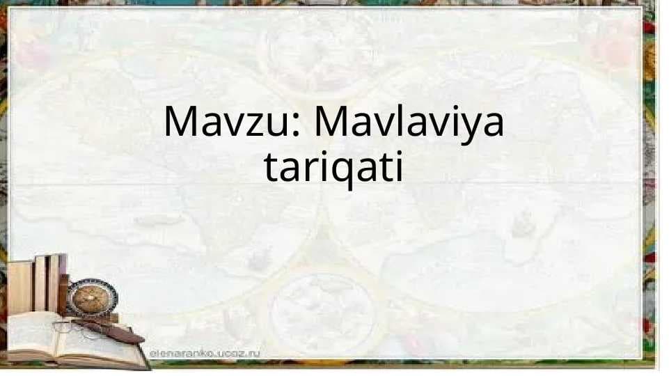 Mavlaviya tariqati