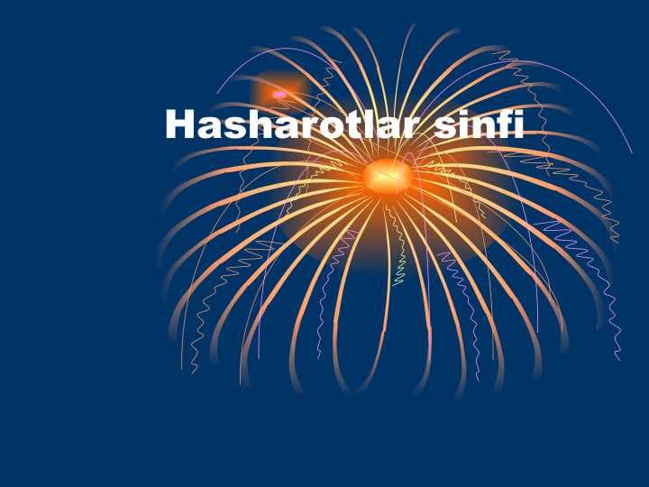 Hashaorotlarning ko‘payishi va rivojlanishi