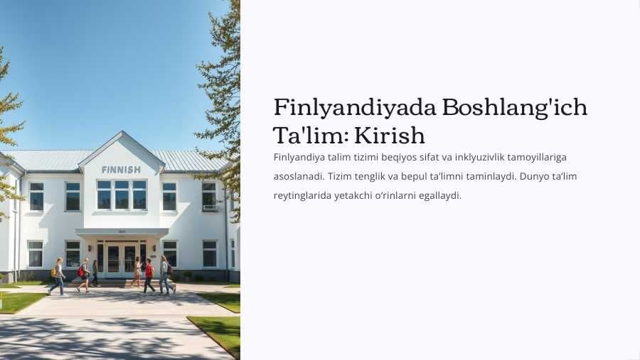 Finlyandiyada boshlangʻich taʼlim
