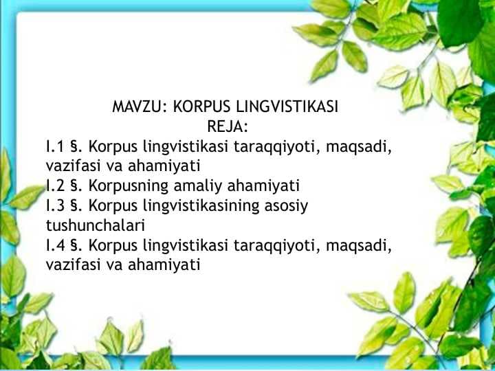 KORPUS LINGVISTIKASI