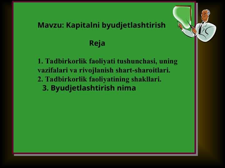 Kapitalni byudjetlashtirish