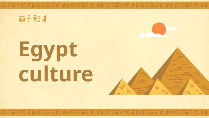 Egypt Culture | Presentation