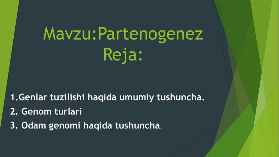 Partenogenez
