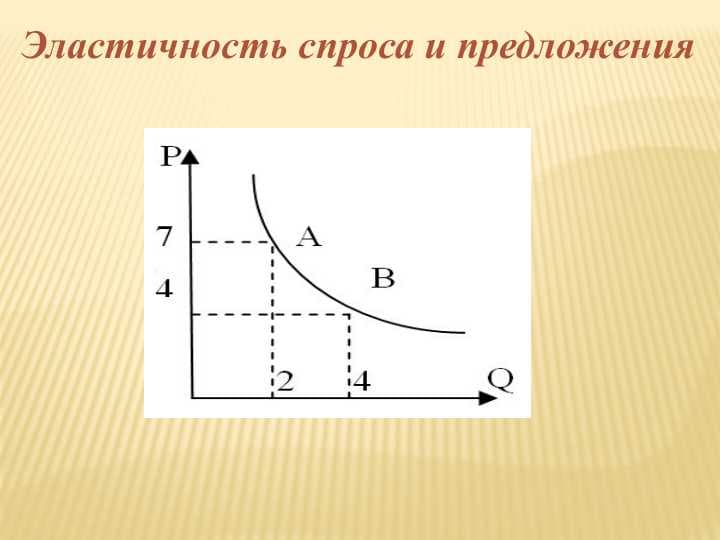 Эластичность спроса и предложения
