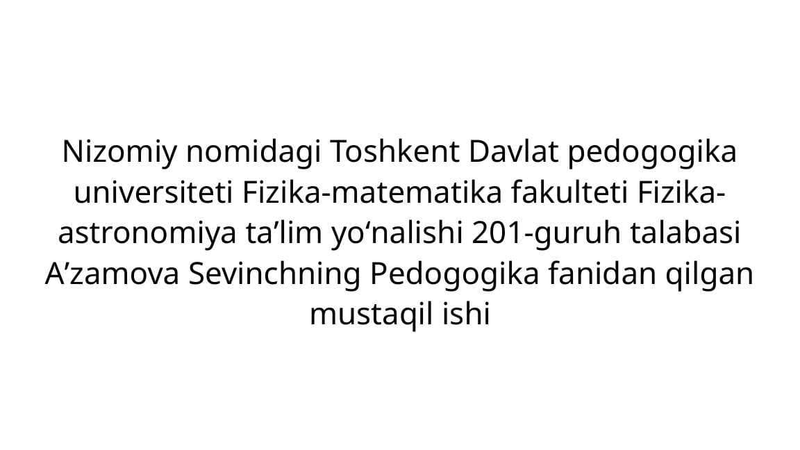 Pedagogik fantaziya