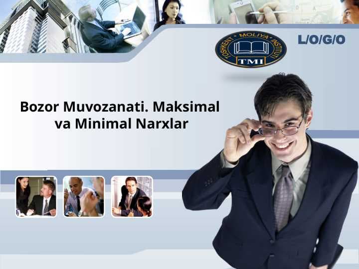 Bozor muvozanati minimal va maksimal narxlar