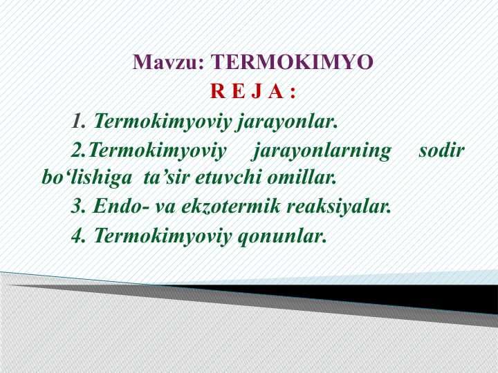 TERMOKIMYO