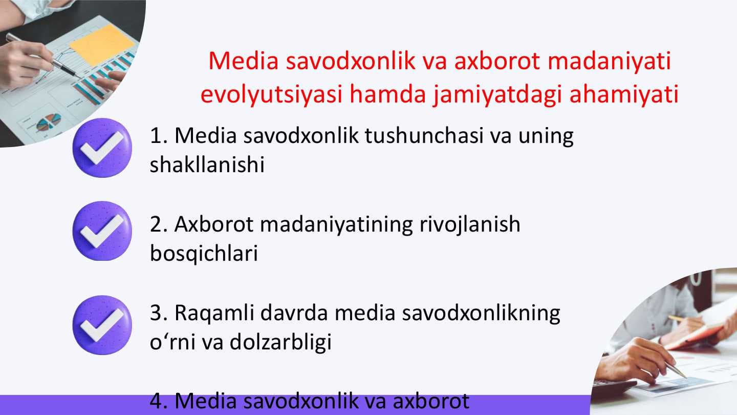 Media savodxonlik va axborot madaniyati evolyutsiyasi hamda jamiyatdagi ahamiyati