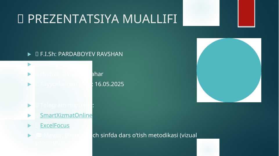 Boshlang‘ich sinfda dars o‘tish metodikasi_WORD