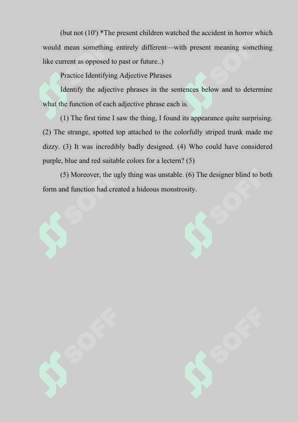 MODIFICATION AND COMPLEMENTATION IN THE ADVERBIAL GROUP