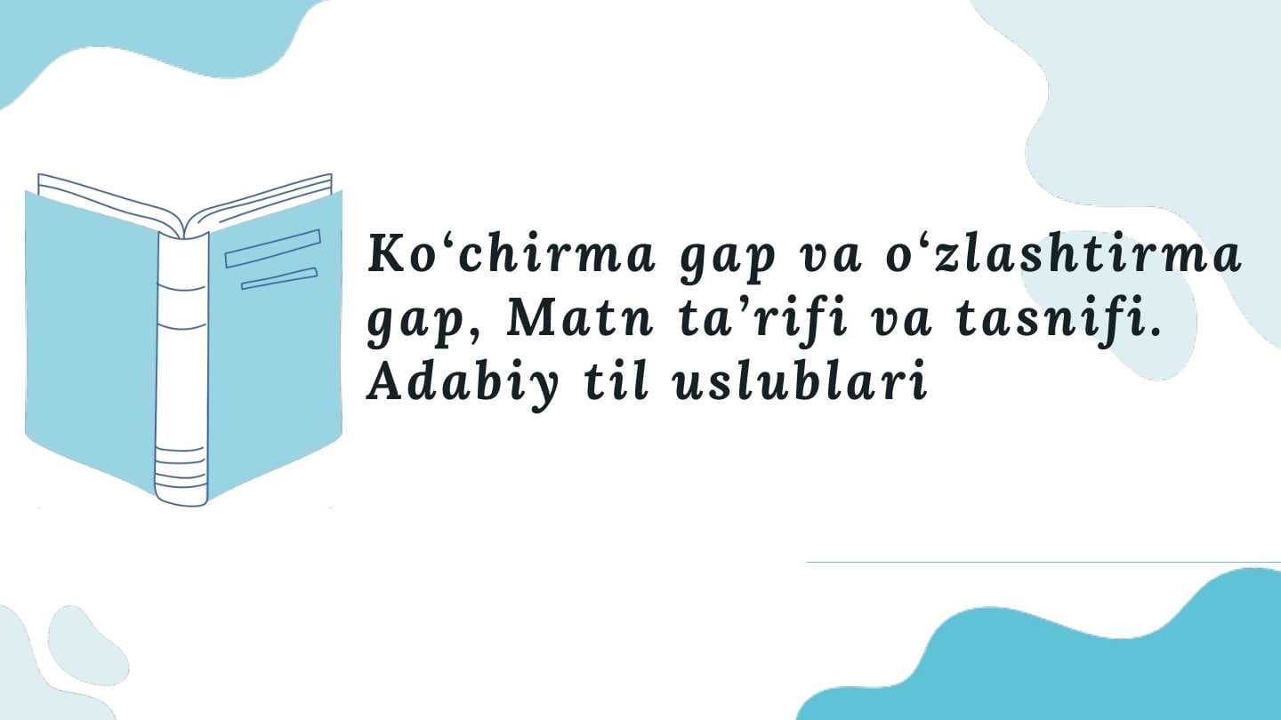 Dars ishlanma