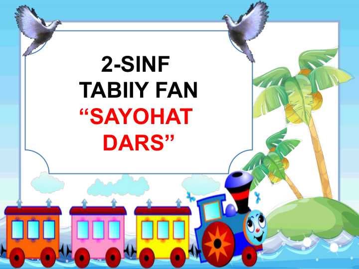 2-SINF 
TABIY FAN
“SAYOHAT 
DARS”