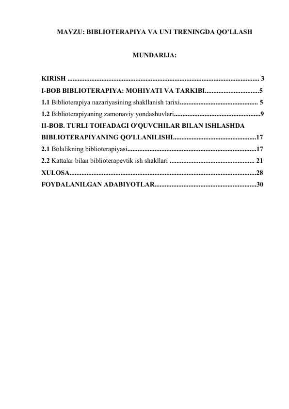 BIBLIOTERAPIYA VA UNI TRENINGDA QO’LLASH.docx