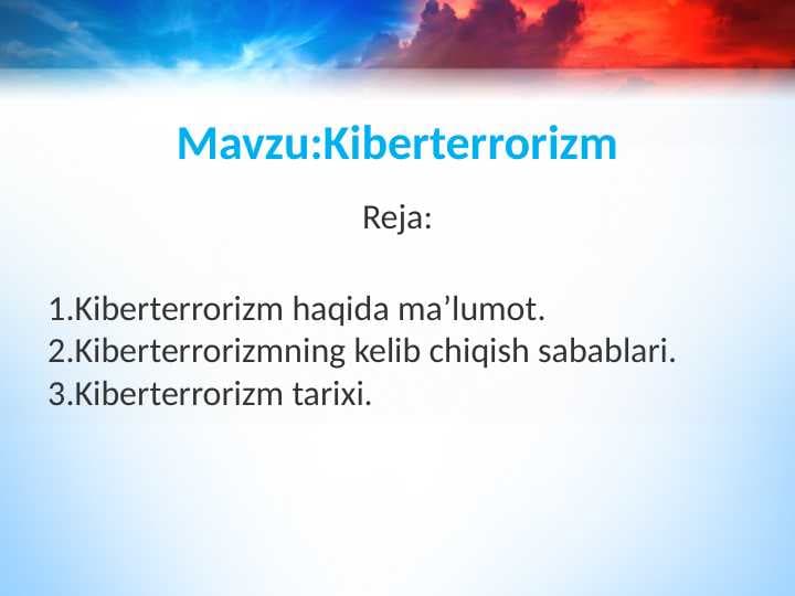 kiber terrorizm