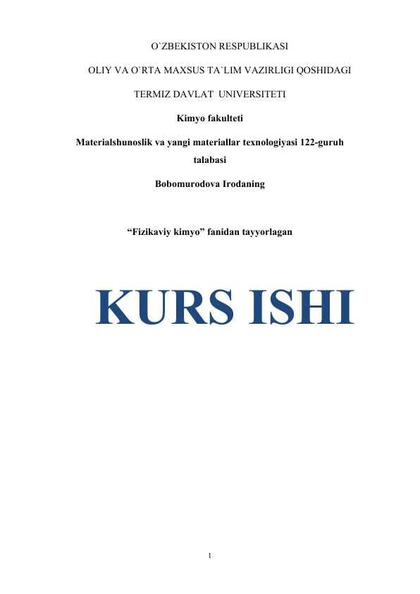 Eritmalarning muzlash harorati. Krioskopiya