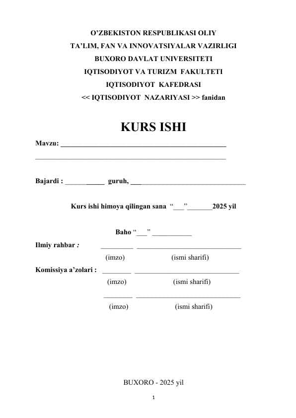 Bandlik va ishsizlik ularning darajalari va turlari.