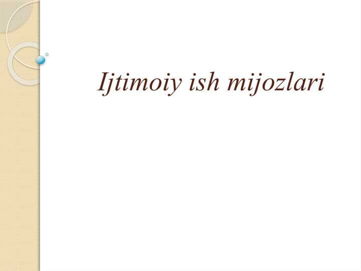 Ijtimoiy ish mijozlari