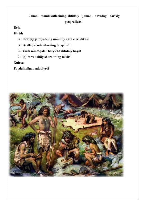 Jahon mamlakatlarining ibtidoiy jamoa davrdagi  tarixiy geografiyasi 25