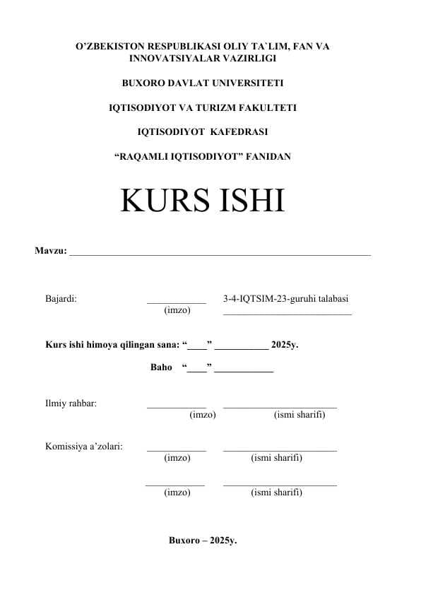 Soliq tizimida raqamli texnologiyalar