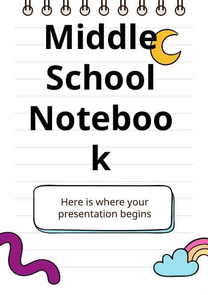 Middle School Notebook